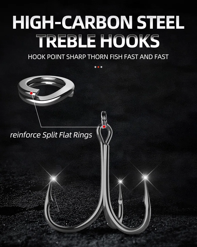 ShareShark 5 Stück/Box Angelköder Spinner Löffelköder Rotierende Metall-VIB-Köder Vibrations-Wobbler Sinkende Pailletten-Köder Pesca – Detail 7