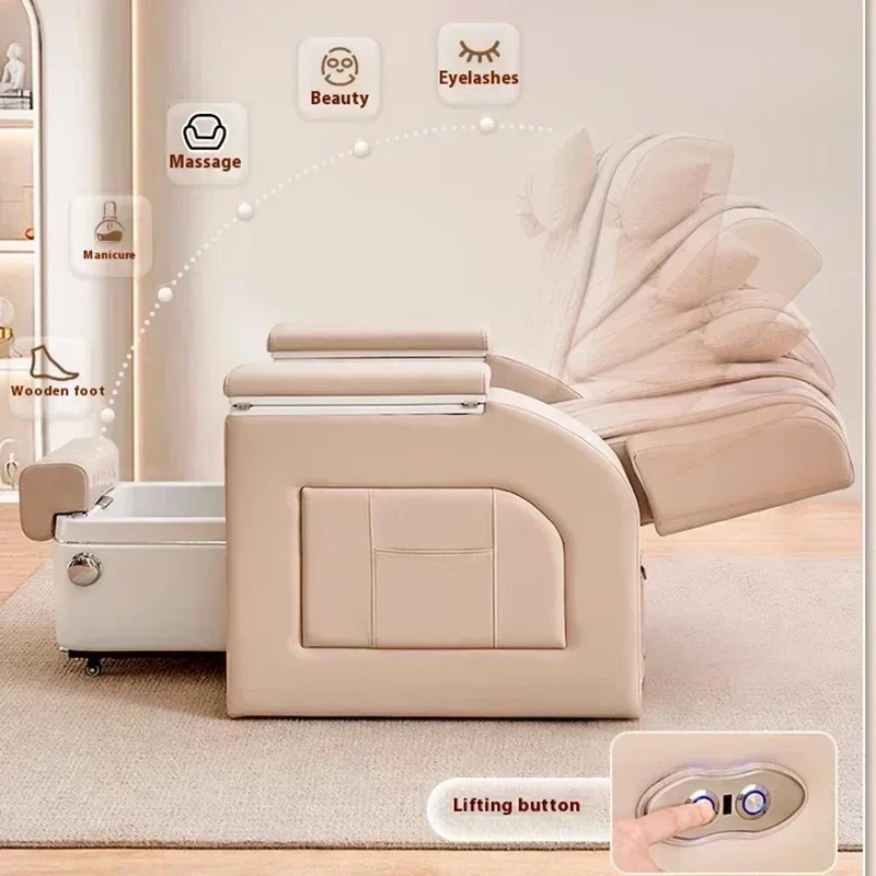 

2026new Luxury LED SPA Pedicure Massage Chair – Ergonomic Professional Armchair for High-End Nail Salons