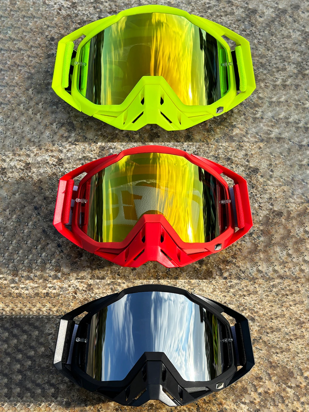 AliExpress Hot Motorcycle Glasses Men Motocross Goggles Helmet MX Moto Dirt Bike ATV Ski Outdoor Sports Glass Scooter Goggles Mask Cycling