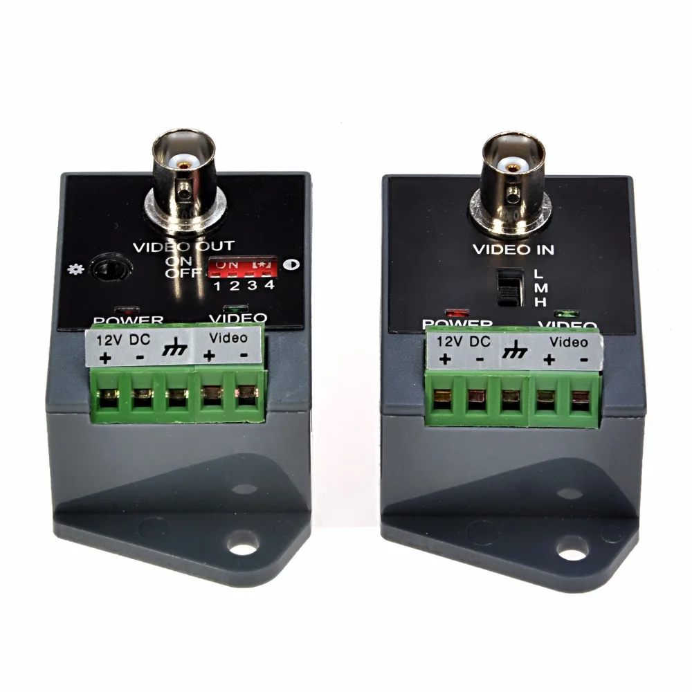 CCTV Security Connector 1 Channel Active Video Balun Transceiver AHD CVI TVI CVBS CCTV BALUN