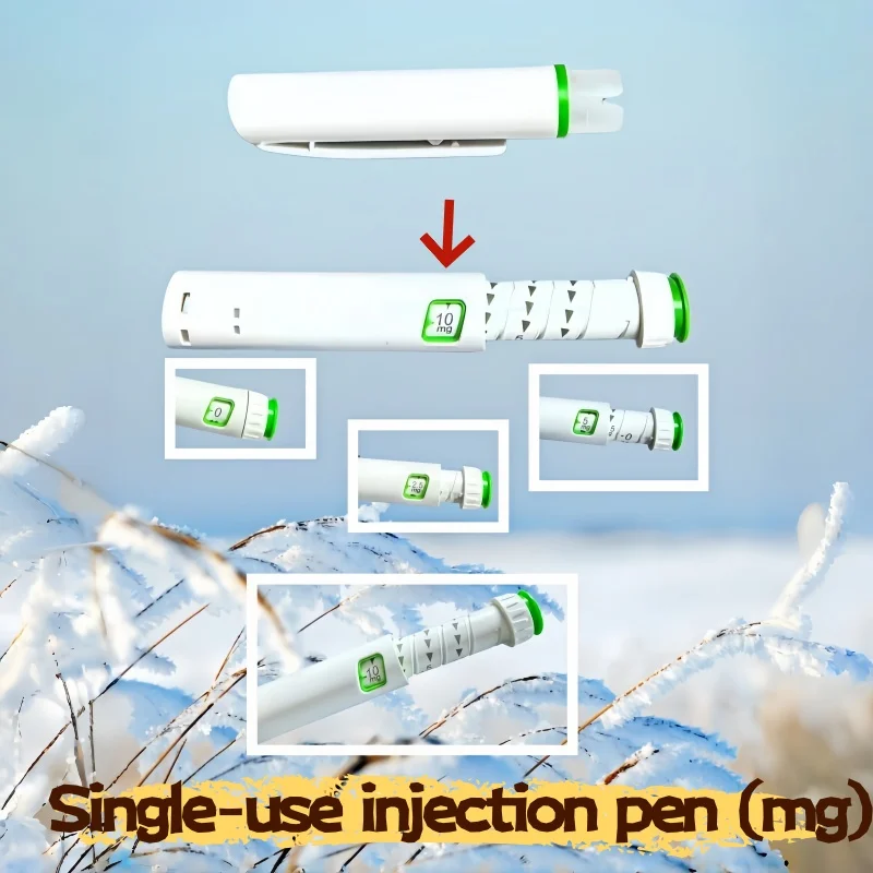 

"mg model"10 PCS disposable injection pens, suitable for insulin, growth hormone, and 3ml ink cartridges (excluding medication)