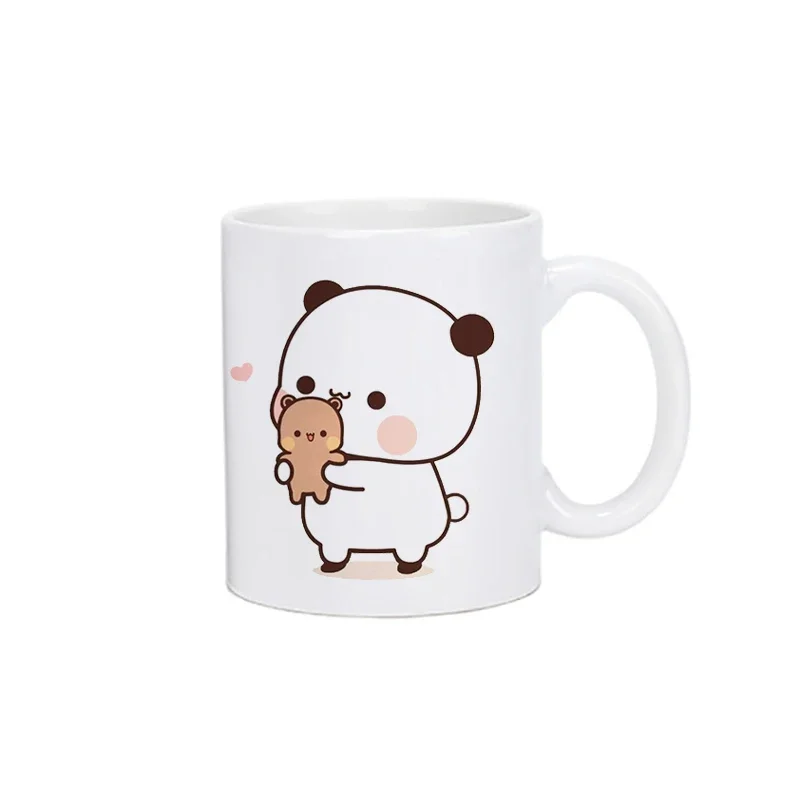 Panda urso bubu dudu café copo de leite copos e canecas frete grátis copo de café térmico para transportar caneca cerâmica e cerâmica drinkware