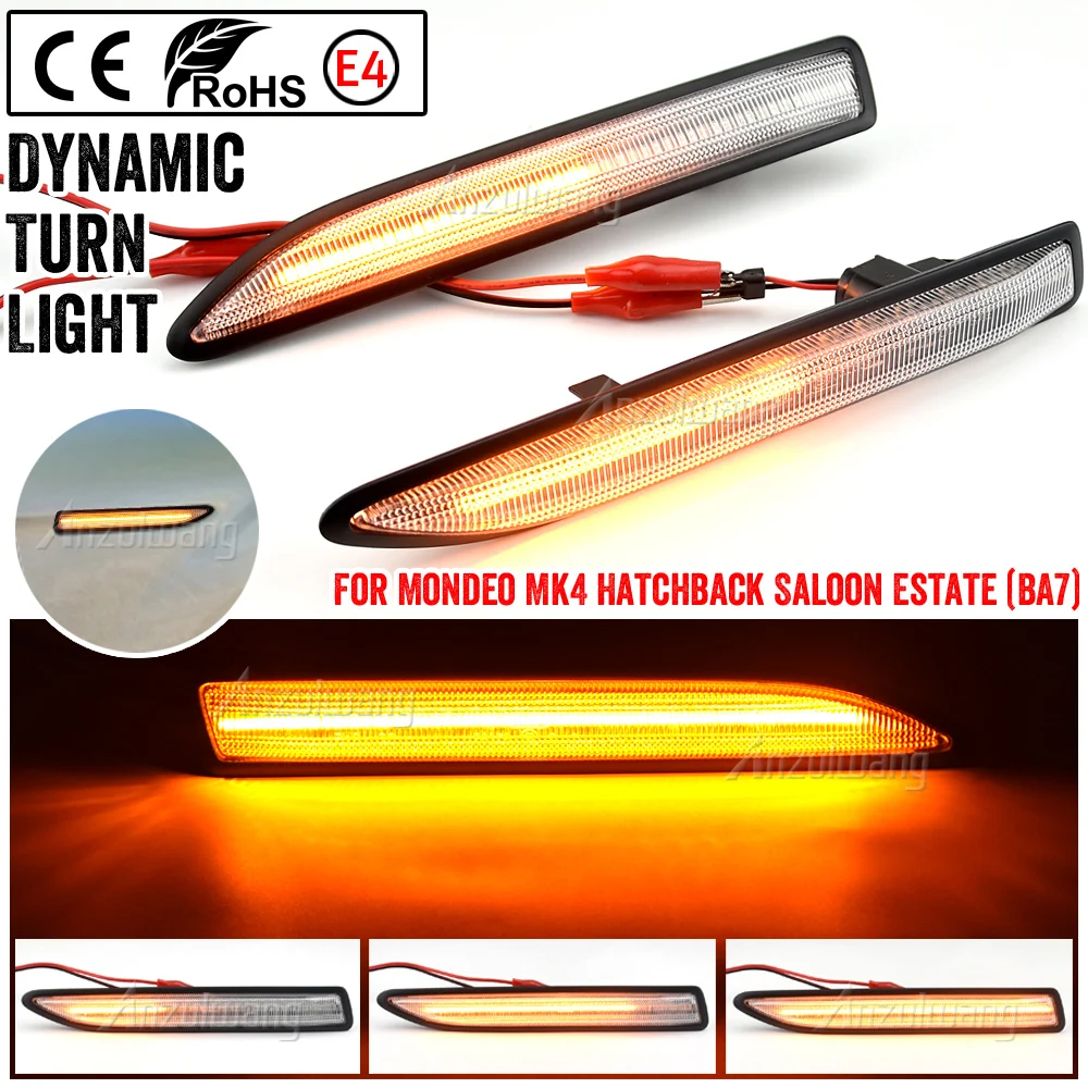 

Turn Signal Lamp LED Side Mirror Light For Ford Mondeo Mk4 Hatchback (BA7) 03.2007-01.2015 Mondeo Mk4 Saloon (BA7)