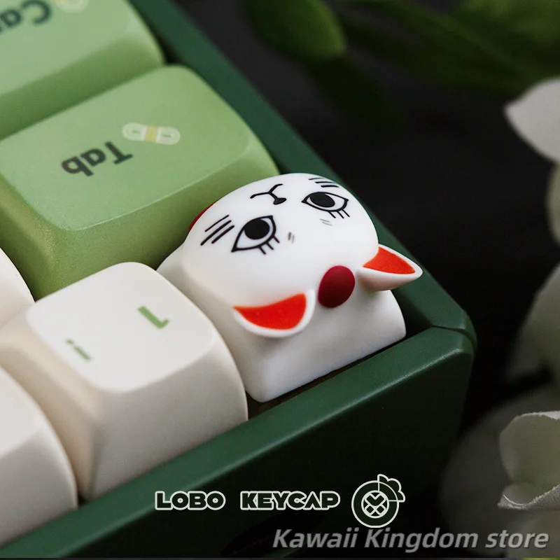 DAN DA DAN Cosplay Anime Keycaps Resin Material for Mechanical Keyboard Accessories Handmade Key Caps