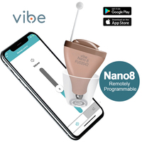 Vibe CIC In The Ear Hearing Aids Digital 8 Channels Nano-Coating Hearing Device Programmable Hearing Aid for Deafness