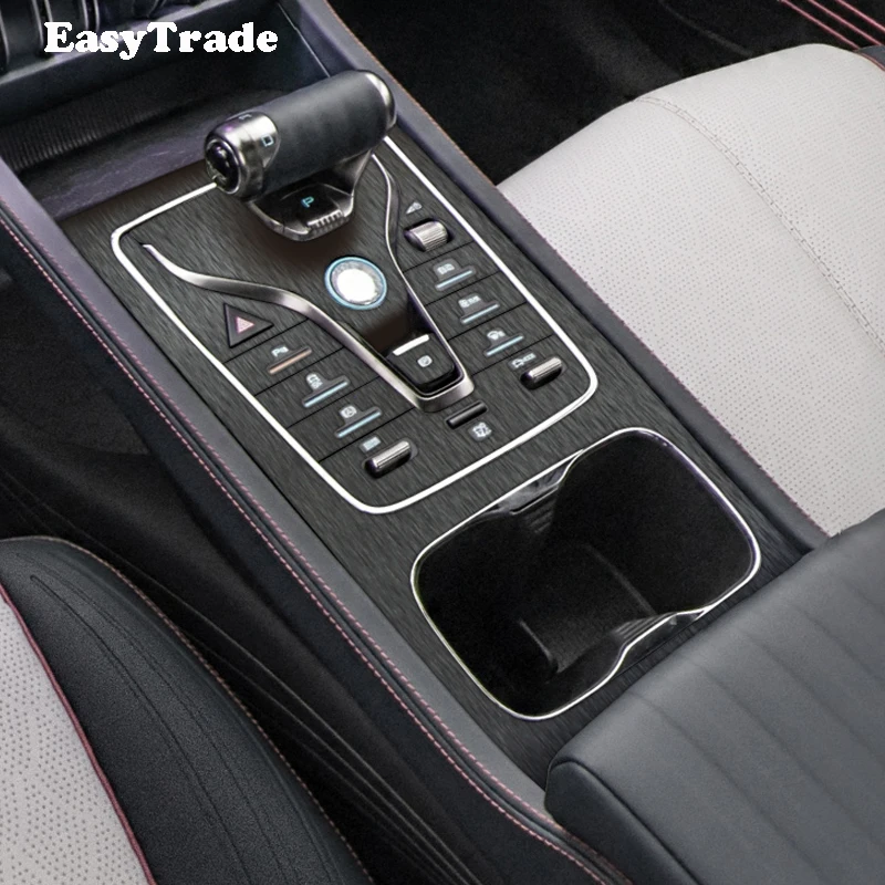 

For BYD Atto 3 Yuan Plus 2022 2023 Car Central Control Gear Shift Panel Decorative Sticker Protective Film Trims