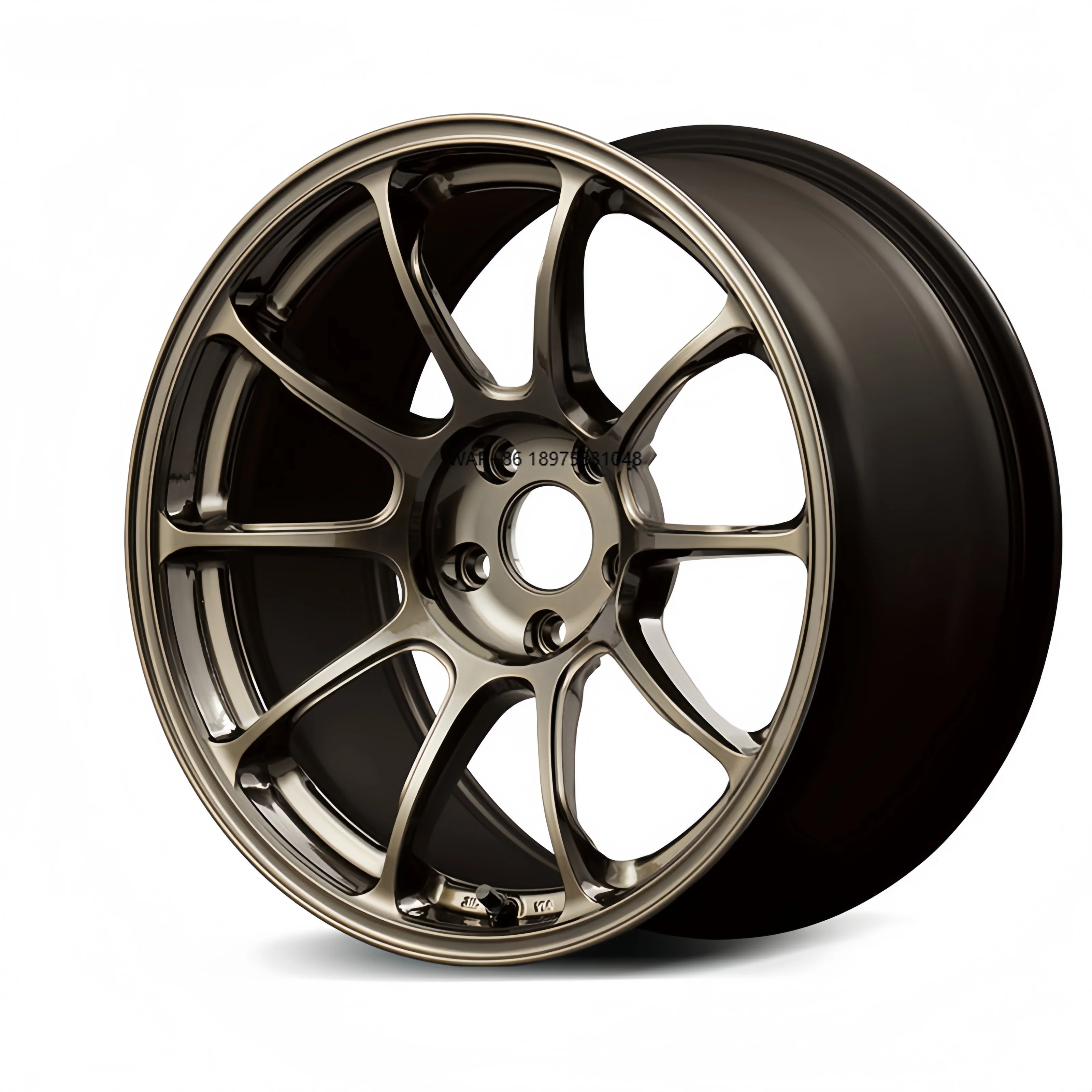 

15-24 Inch Custom Color Forged Aluminum Alloy Car Rims Black Spoke Design 5x112 5x114.3 5x120