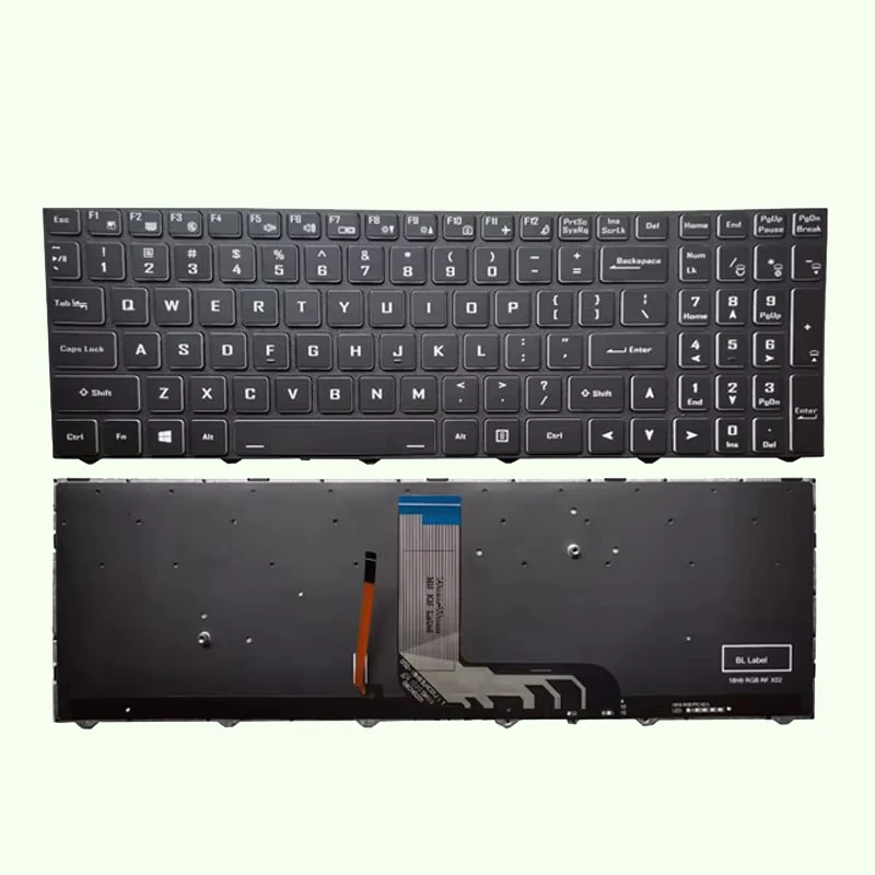 Keyboard for Hasee G10 GX9 GX8 TX9 TX8 TX7 for Clevo N960 N970 with backlit US