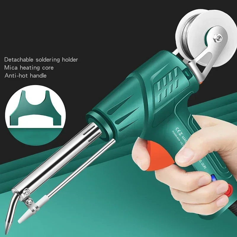 

60W Automatic Electric Soldering Iron Tin Gun Hand-Held Internal Heating Automatically Send Tin Gun Welding Heating Repair Tools