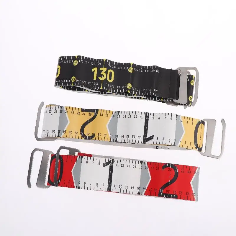 3-Color Portable Fishing Tape Measure | 140cm/55in Fish Ruler With Centimeter & Inch Scales For All Fishing Conditions