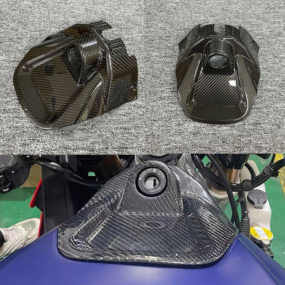 

RS660 2023 Carbon Fiber Gas Tank Front Cover Panel Cowling Motorcycle Fairing For Aprilia RS660 2020 2021 2022 2023 Accessories