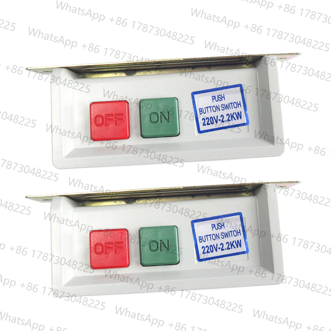 2pcs/Set 2 Push Button On/Off Switch Universal Fit for Industrial Sewing Machine Motor 220V New