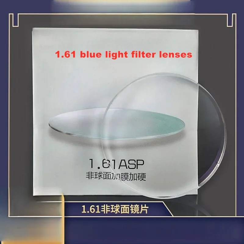 

Prescription Myopia Reading Glasses with 1.61 Blue Light Filter Clear Vision Eye Wear for Reading And near Work