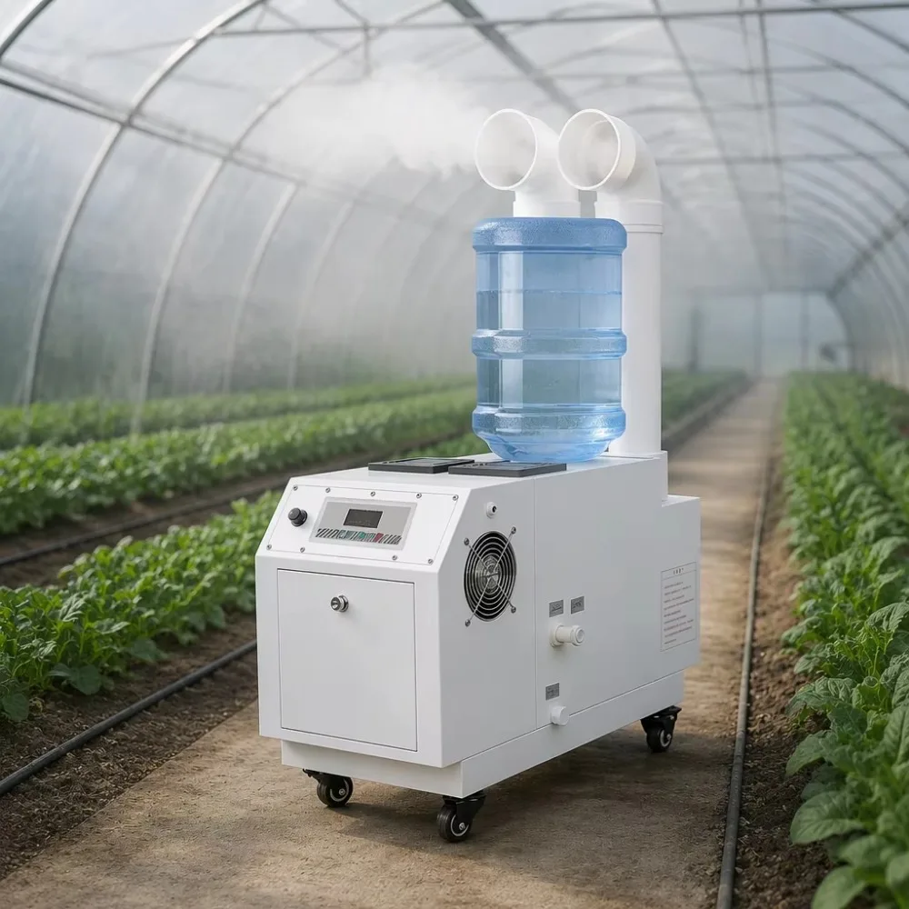 Industrial Ultrasonic Humidifier High Efficiency Mist System for Textile Printing Workshop Vegetable Cold Storage Moisture
