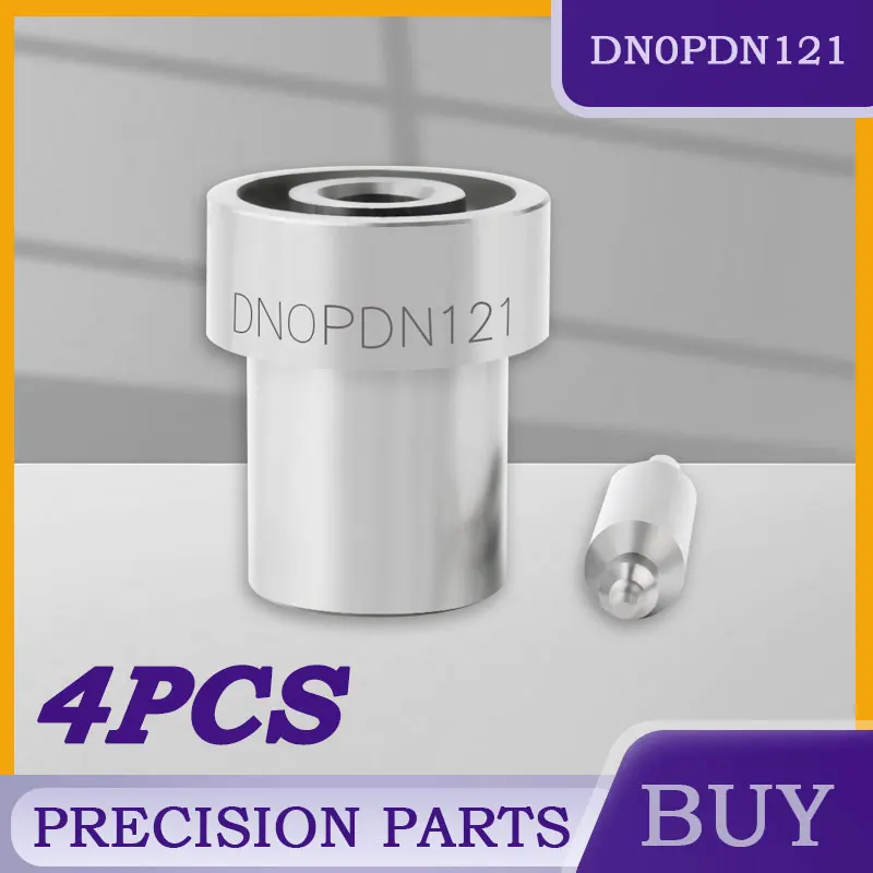 4Pcs DN0PDN121 Diesel Engine Injector Nozzles Set, 105007-1210 Fuel Injection Injtector Suitable For Mazda Nissan TD42, LF2227
