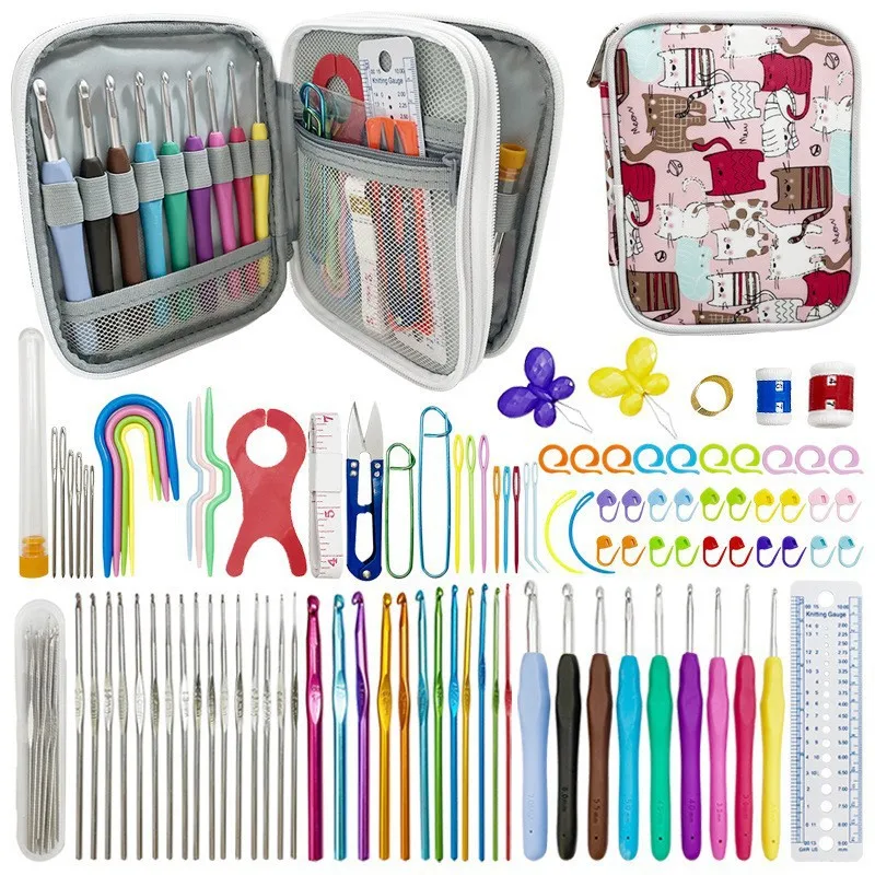 Kit DIY Crochet para Iniciantes, Tricô Materiais, Venda Quente