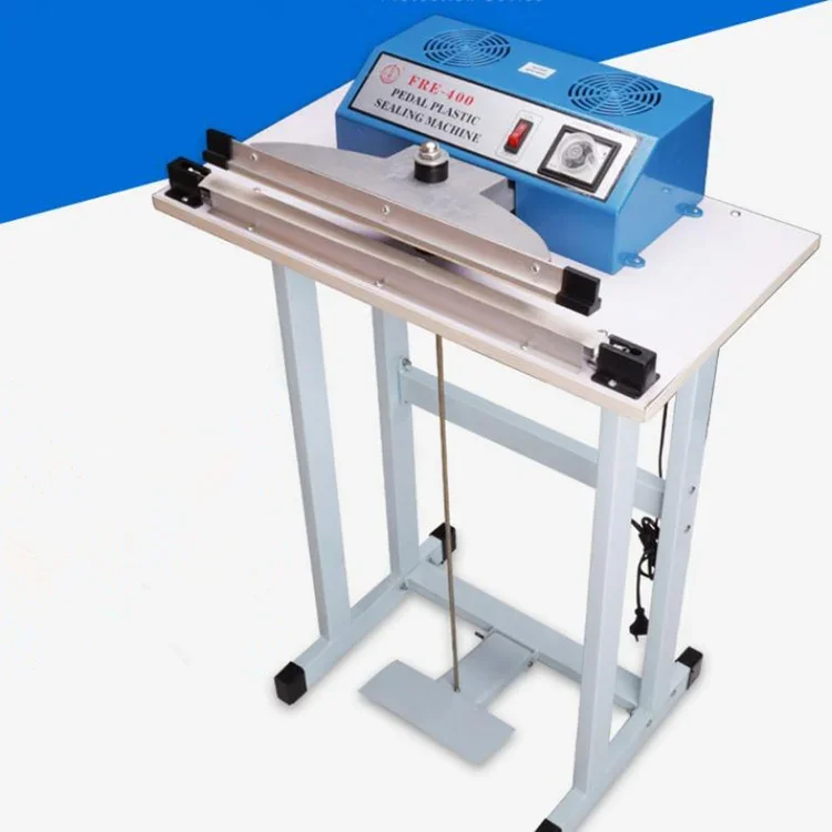 Pedal Impulse Sealer Heat Sealing Machine Plastic Bag Sealer 300-700mm Sealing Machine