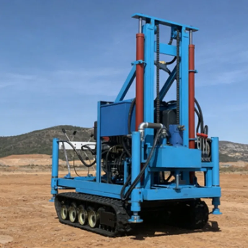 Yugong Small Water Well Drilling Rig 50m 80m Depth Portable Diesel Borehole Drilling Machine for Farm Irrigation