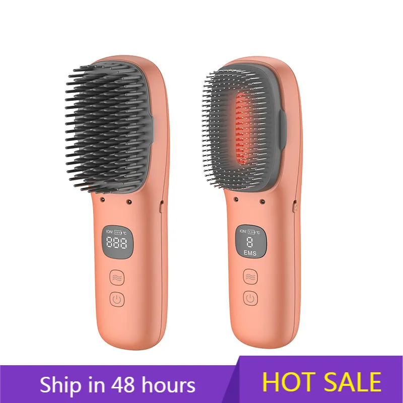 

YTYIN Home Use Multifunctional Electric Scalp Massager Comb Red Light With Interchangeable Double S For Hair Growth