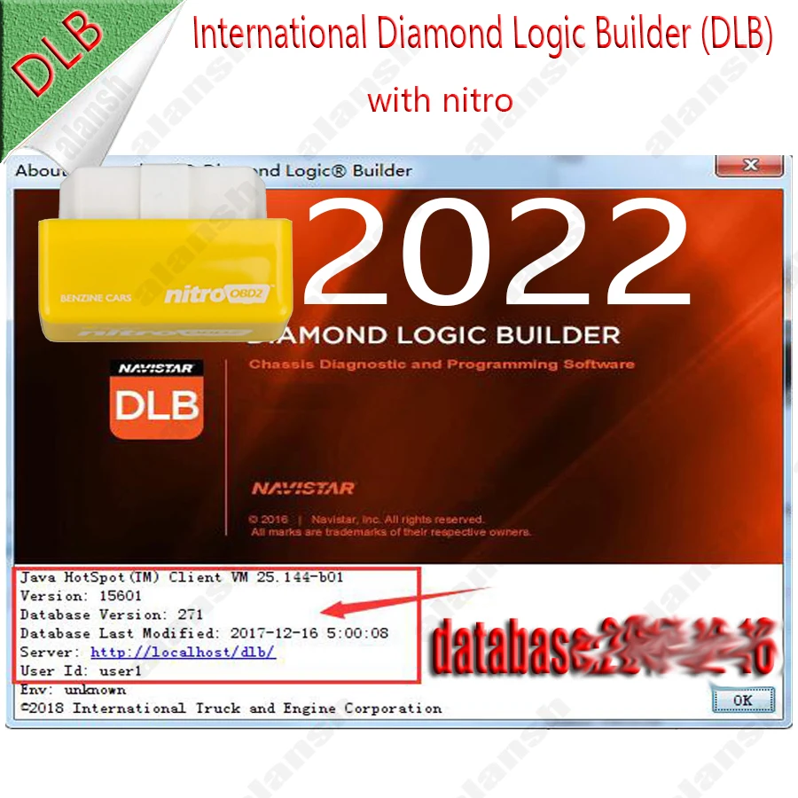 

2022.6 Diamond Logic Builder (DLB) Международный Navistar потрескавшийся, все варианты активированы + Nitroobd2 или USB-ссылка