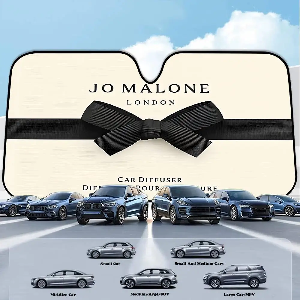 J-Jo M-Malone LOGO Fashion Windshield Sun Shade For Car SUV Truck Front Window Sun Shade Accessory Visor Protector Shield Cover - view 2