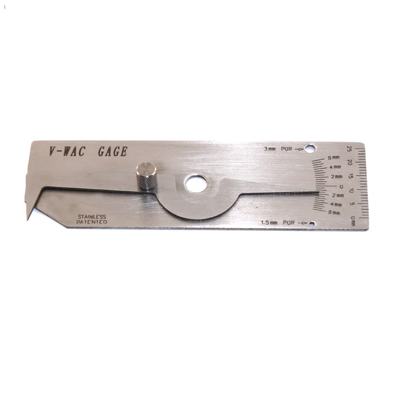 Welding Gauge Weld Inspection Gage Weld Seam Bead/Fillet/Crown Test Ulnar Ruler Degree Angle Measure tool HI-LO PipeFeeler Gauge