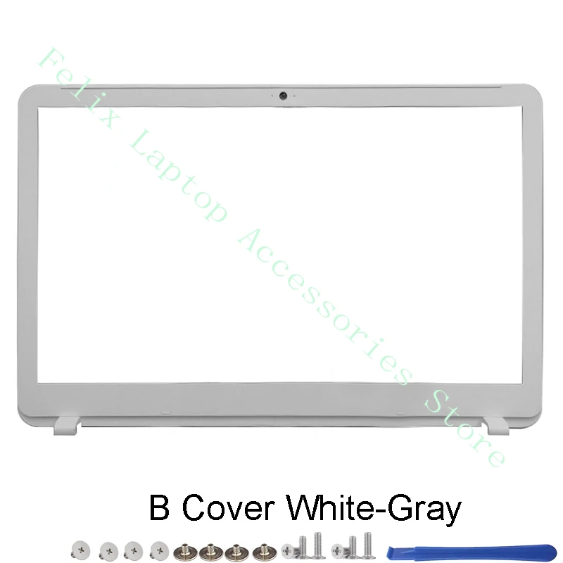 New For Samsung NP350XAA NP35X0AA NP351XAA LCD Rear Lid Back Top Cover Front Bezel Palmrest Upper Bottom Base Case White Grey