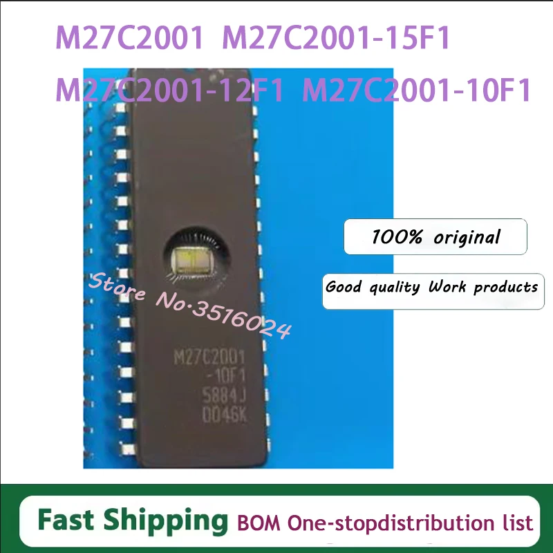 5PCS/LOT M27C2001-10F1 M27C2001-12F1 M27C2001-15F1 CDIP M27C2001 27C2001 100% NEW