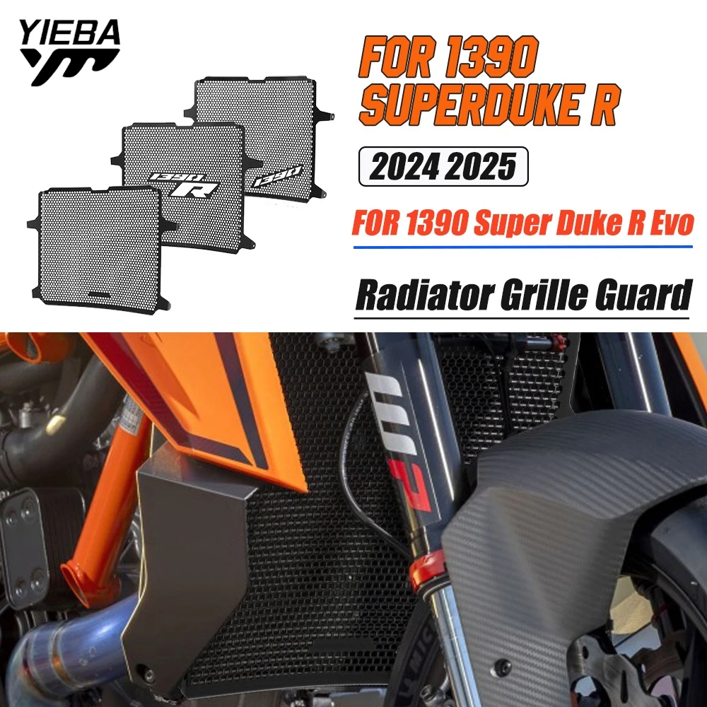 

FOR 1390 Super Duke R Evo For 1390 SuperDuke R 2024 2025 Motorcycle Radiator Cover Grill Guard Grille Water Tank Protection