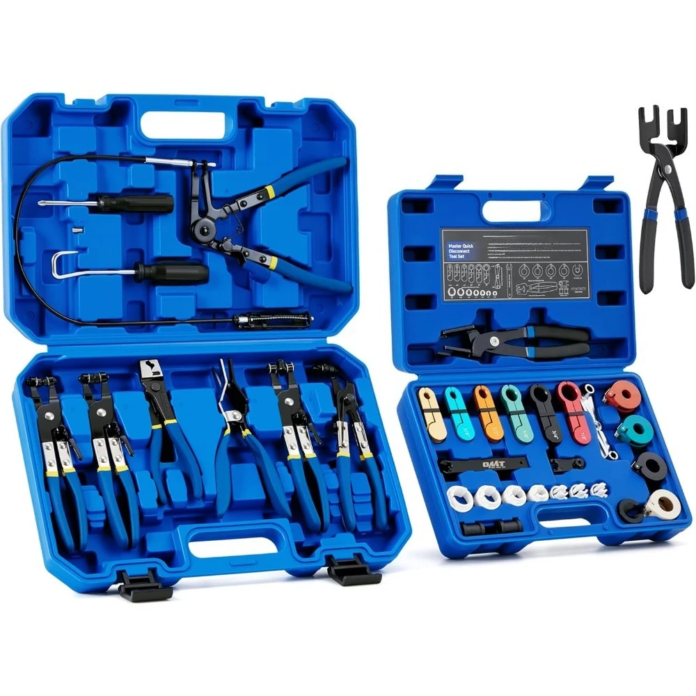 

Orion Motor Tech 35pc Fuel Line Disconnect & Hose Clamp Pliers Set, Master Disconnect Kit for Fuel & A/C Systems