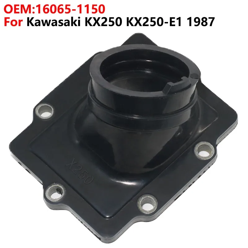

1pcs Motorcycle Carburetor Interface Manifold Intake Glue For Kawasaki KX250 KX 250 KX250-E1 KX 250-E1 1987 16065-1150