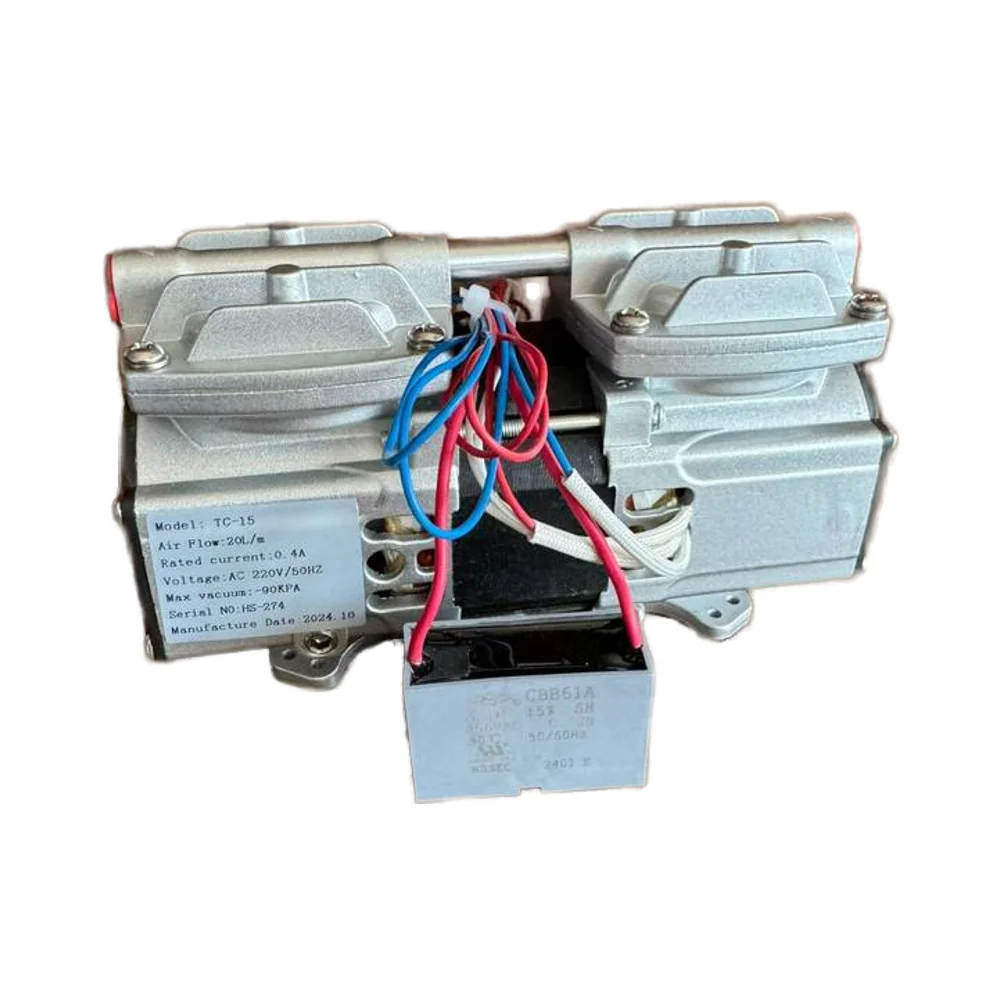 220V Customizable Mini Electric Air Pump 20L/M Oil-less Diaphragm Pump for Autoclave OEM Spare Parts Steam Sterilizer