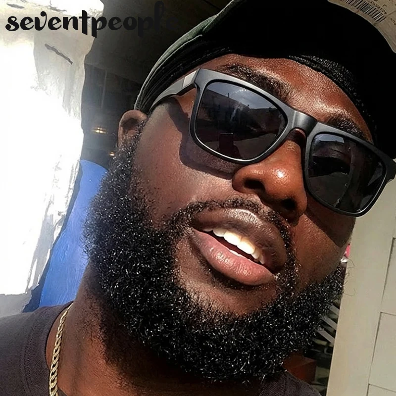 

Retro Polarized Square Sunglasses Men 2025 Luxury Brand Classic Driving Oversized Punk Sun Glasses Male Fashion Steampunk Shades