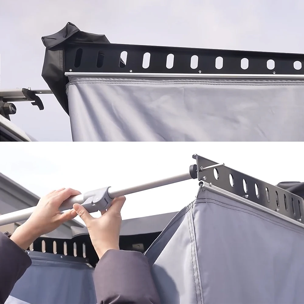 Camper Trailer Instant Ensuite Awning Shower Tent Outdoor Vehicle Hard Shell Roof Top Shower Tent