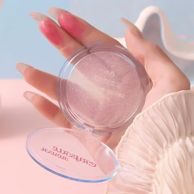 Color Changing Temperature Warm Blush Clear Crystal Shimmer Highlight Long Lasting Natural Nude Makeup Cream Fine