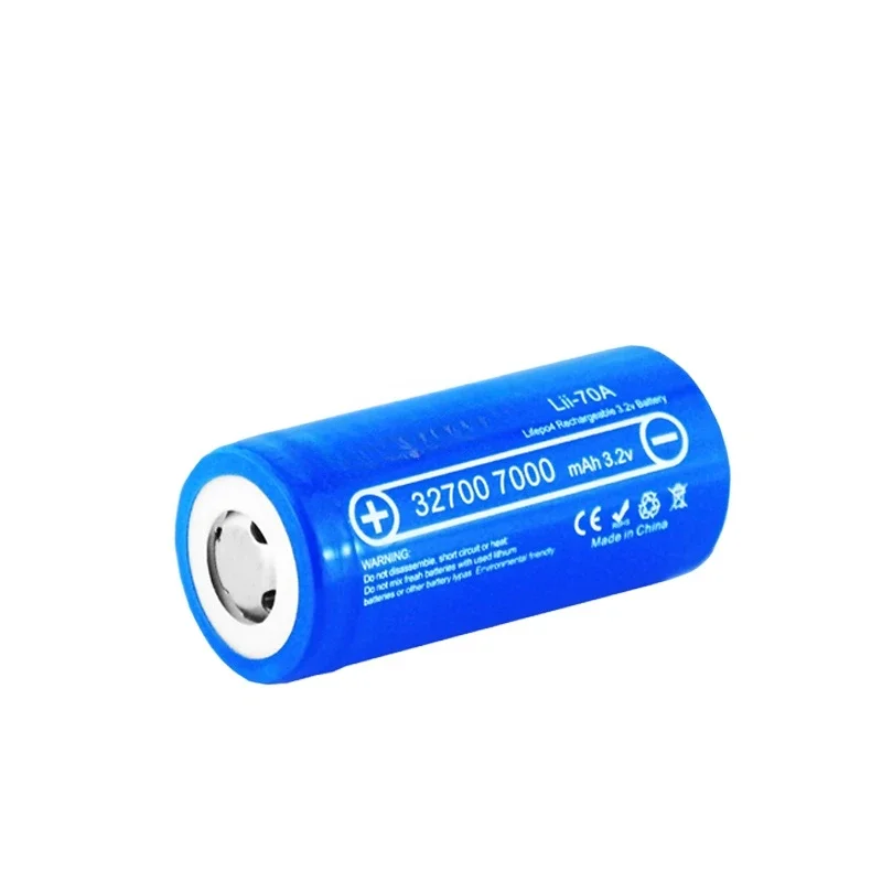 For Backup Power Flashlight LiitoKala Lii-70A 3.2v 32700 7000mAh Lifepo4 Rechargeable Battery Cell 5C Discharge Battery