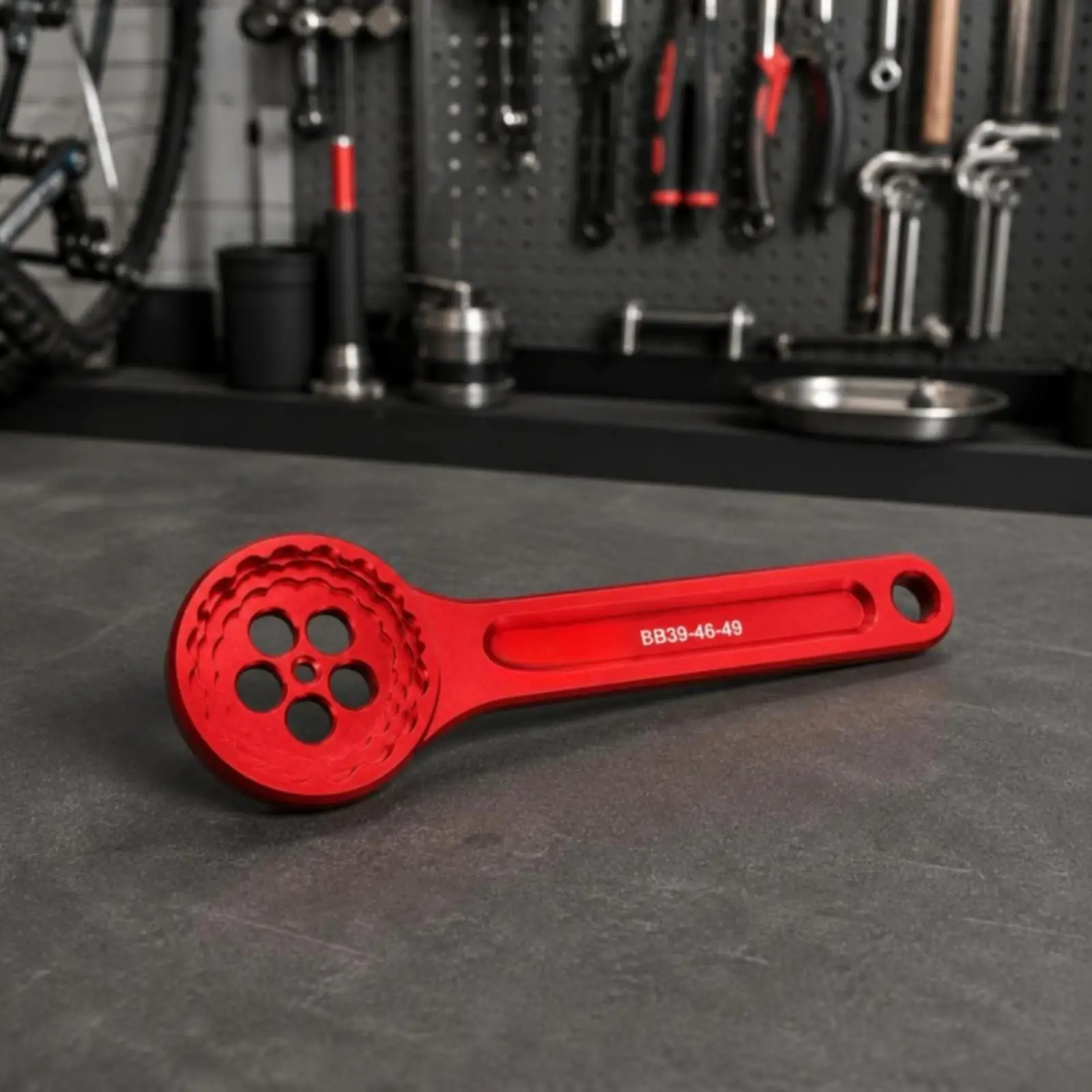 Professional Bike Crank Wrench with Anti Loosening Feature CNC Machined Bicycle Bottom Bracket Removal Tool for Workshop