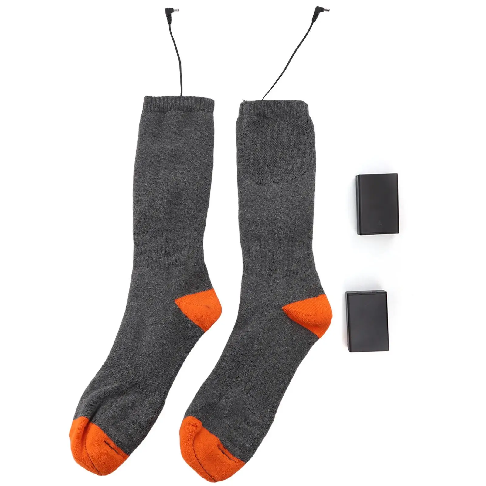 Winter Heated Socks - Washable Electric Thermal Foot Warmers | Battery-Operated, Water-Resistant Outdoor Stockings Set