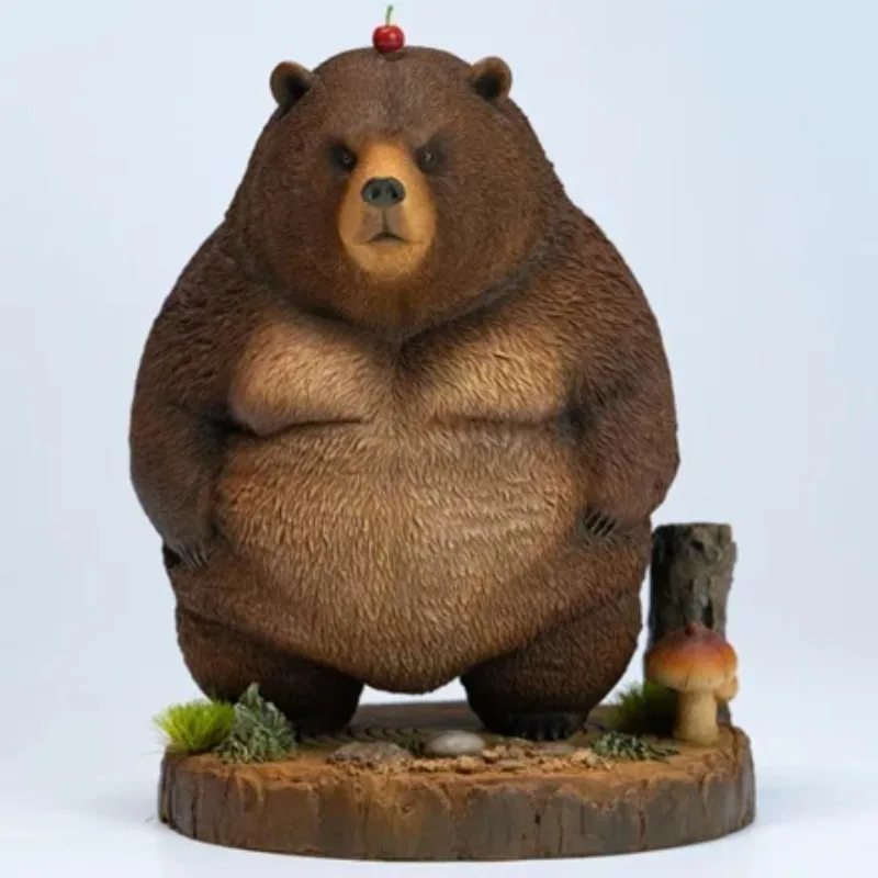 

Pre-sale 1/6 Scale Standing Tree Stump Brown/Black Fat Dwen Bear Animal Model for Action Figures Desktop Ornament Collection