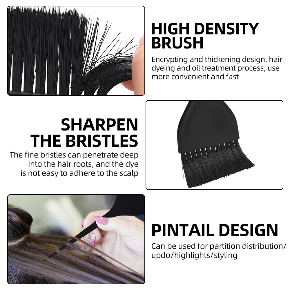 Arc shaped Hair Dye Brush Plastic Hair Coloring Applicator Brushes Comb Barber Dyeing Tools Salon Styling Accessories ﻿