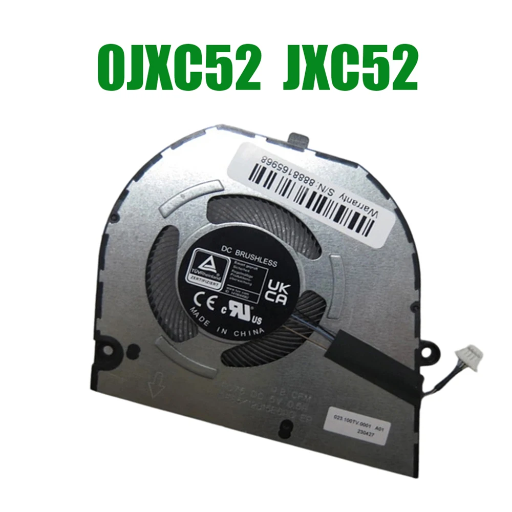 

For DELL For Inspiron 14 5430 0JXC52 JXC52 BN8505S5H-001P 023.100TU.0011 DFS5K12B15E6AG FQ75 023.100TV.0001 Laptop Fan
