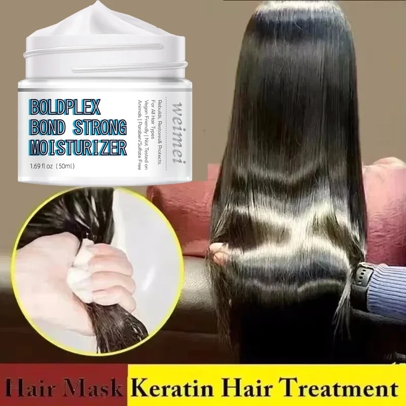 

Magical Keratin Hair Mask 5 Seconds Repair Damaged Frizzy Hair Soft Smooth Shiny Nutrition Deep Moisturize Nourishing Hair Care