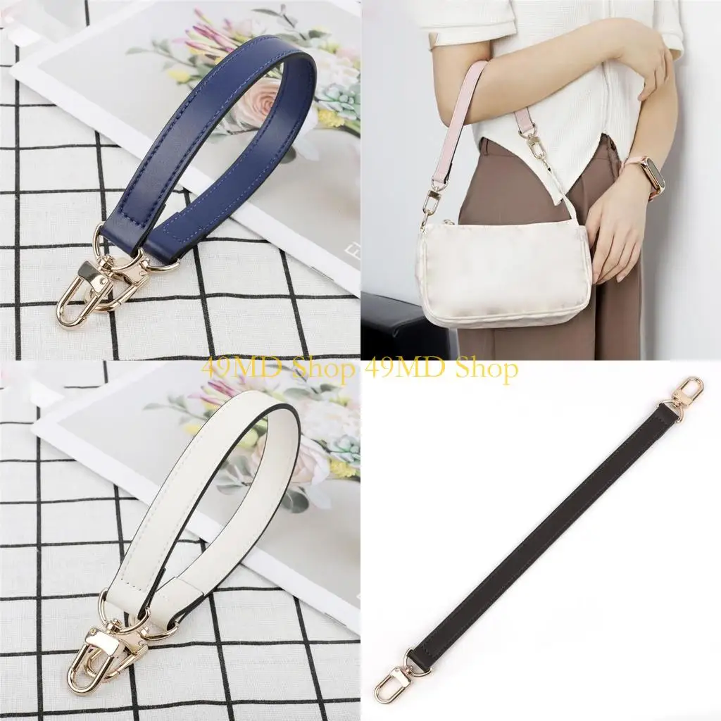 

49MD Purse Strap Crossbody Strap Leather Bag Strap All-matching Replacement Shoulder Strap Handbags Handles Bag Accessories