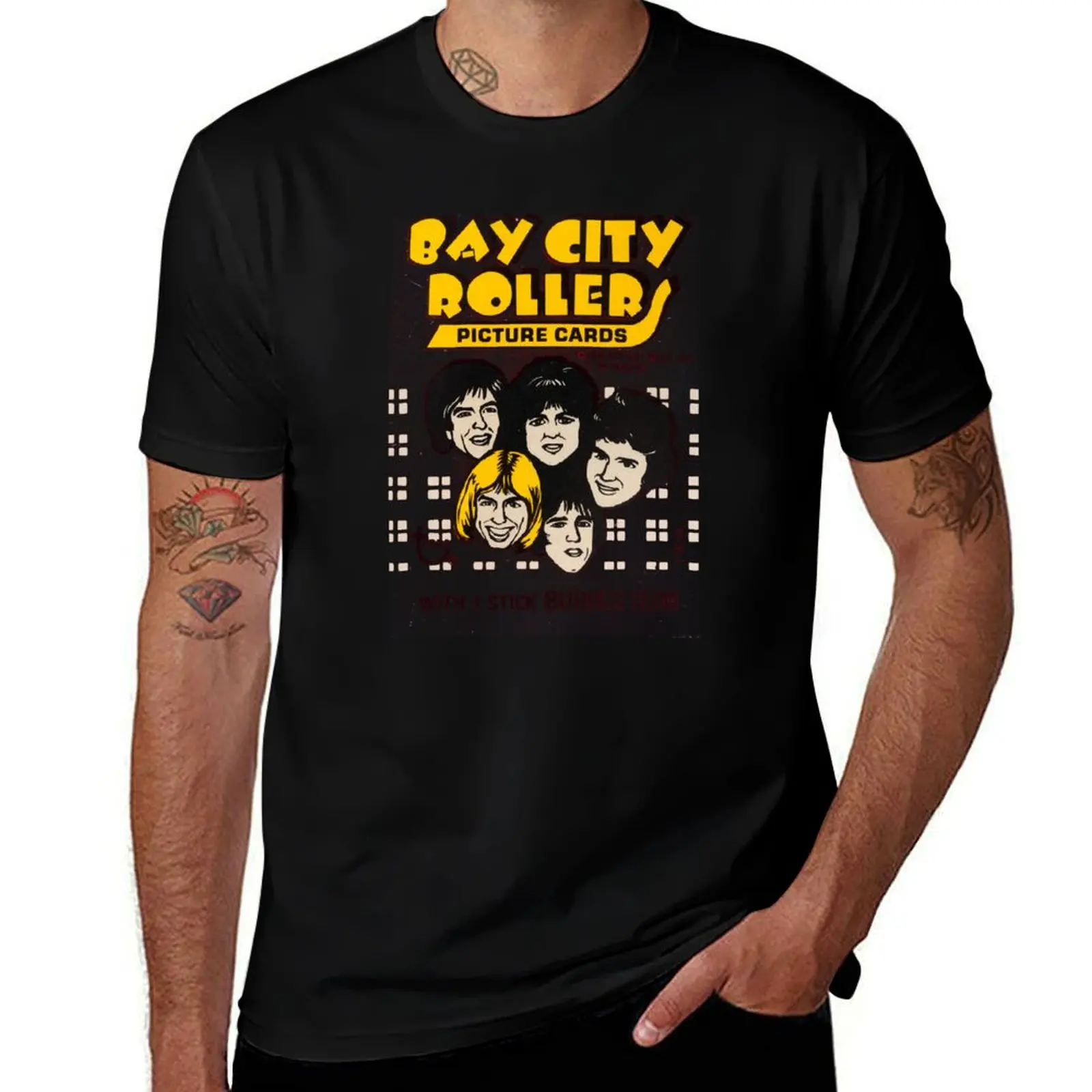 

Bay City Rollers Saturday Night T-Shirt Casual Fashion Print Tee Top
