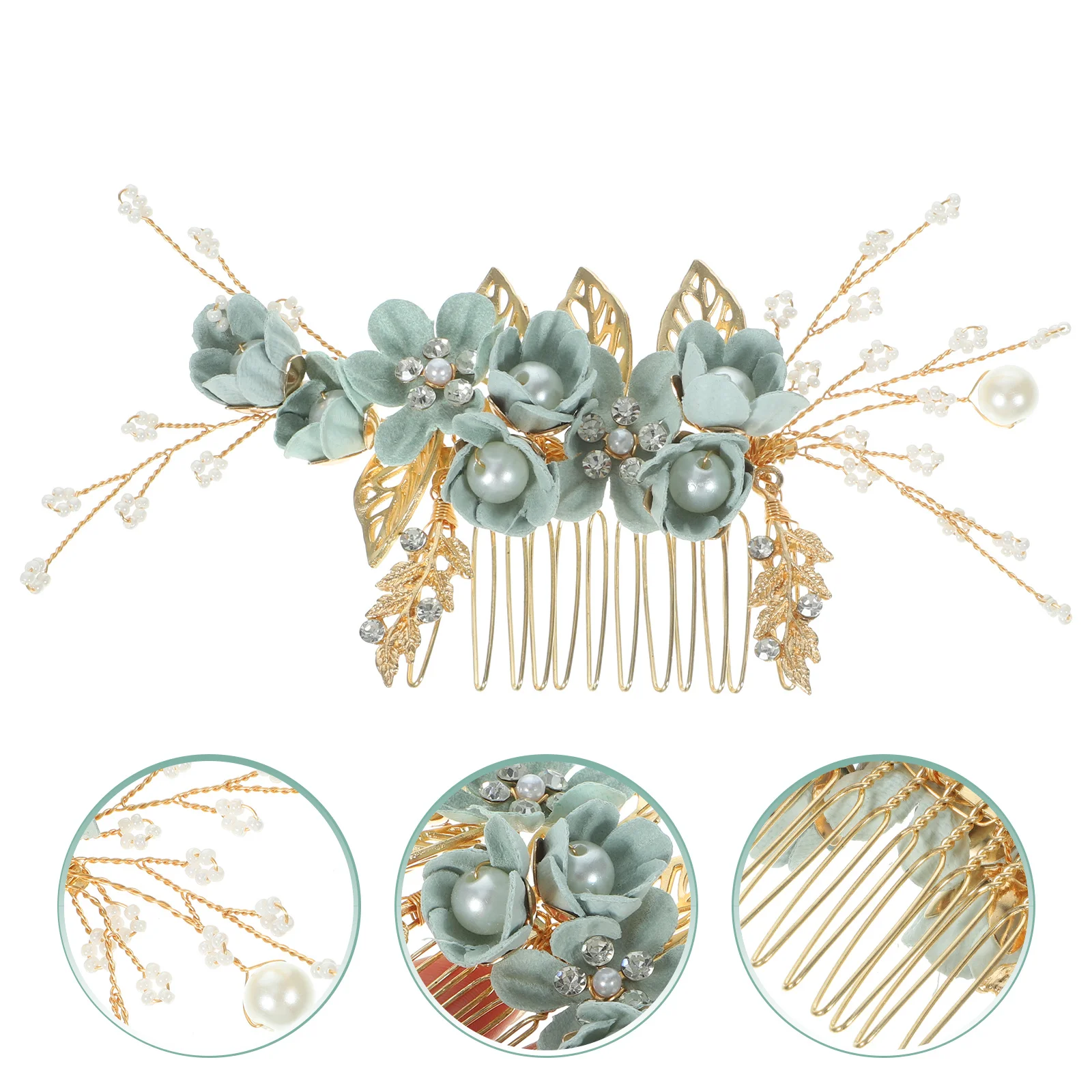 

Bridal Hair Comb Wedding Accessories Crystal Flower Shape Alloy Bride Bridesmaid Party Prom Special Occasions Hair Decor
