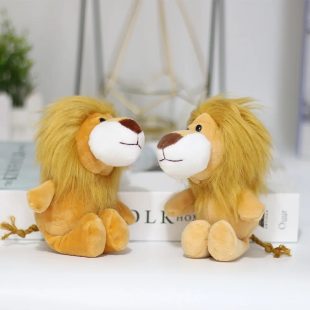 Cadeaux d'anniversaire sac pendentif ornement porte-clés girafe Lion jouets en peluche poupées en peluche Animal en peluche jouet en peluche porte-clés