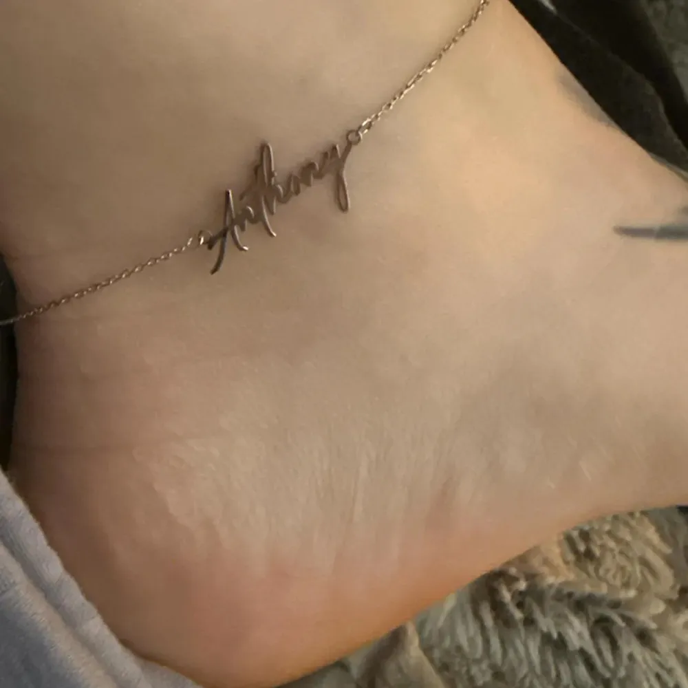 Custom Name Foot  Anklets Personalized Thick Leg Chain Anklet Letter Text Jewelry For Women Stainless Steel Beach Summer Gift
