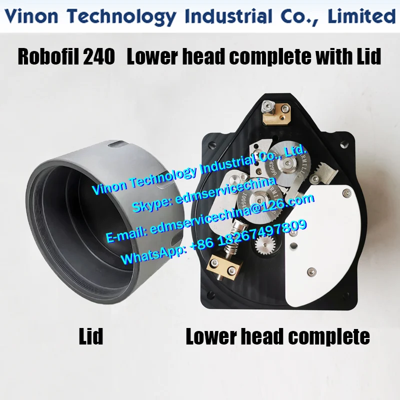 Robofil 440, komplettes Unterkopf-Set für CharmillevFI 440, 440CC, 440CCS, 440SLP Maschinen. Charmille 135018483 135.018.483 EDM-Teile – Detail 10