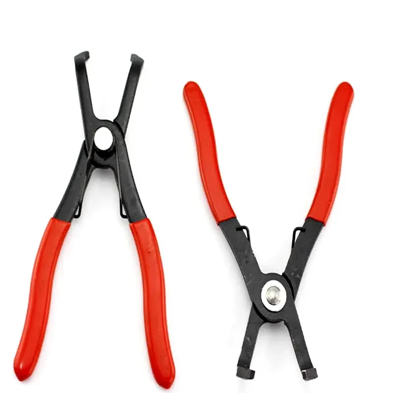 Clamp Plier Set Car Angled Clip Plier Cable Type Flexible Wire Long Pliers Tube Bundle Removal Repair Tool