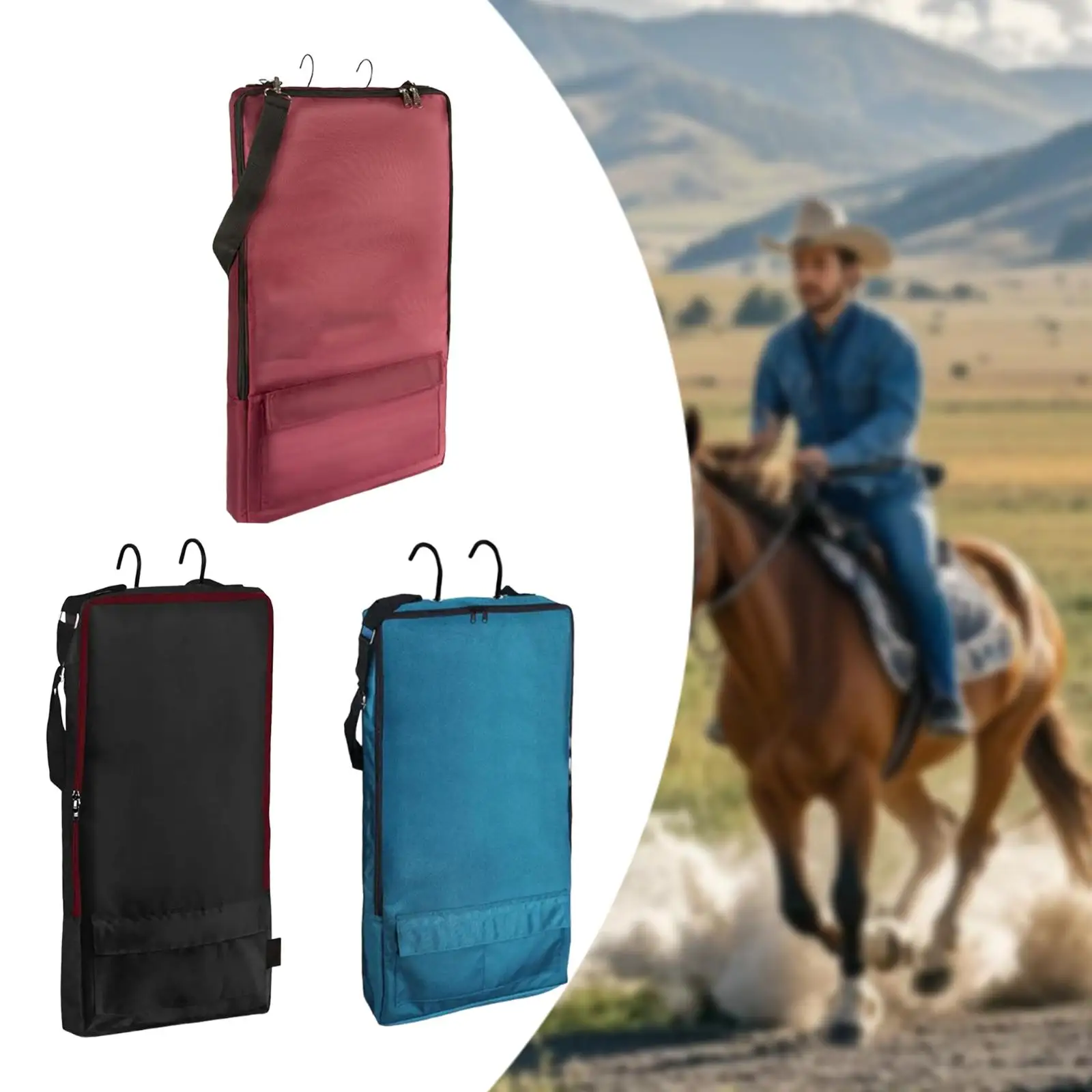 

Bridle Bag Sturdy Organizer Bridle/Halter Bag for Bridles Halters Bits
